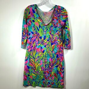 Lilly Pulitzer Palmatto dress 3/4 sleeves size XXSmall.
